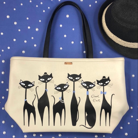 kate spade Handbags - NWOT Kate Spade Jazz Things Up Cool Cat Francis Tote